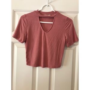 Pink Crop Top